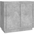Buffet gris 80 x 34 x 75 cm classique