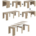 Belle table console marron