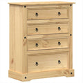 Commode marron pour entree 4 tiroirs