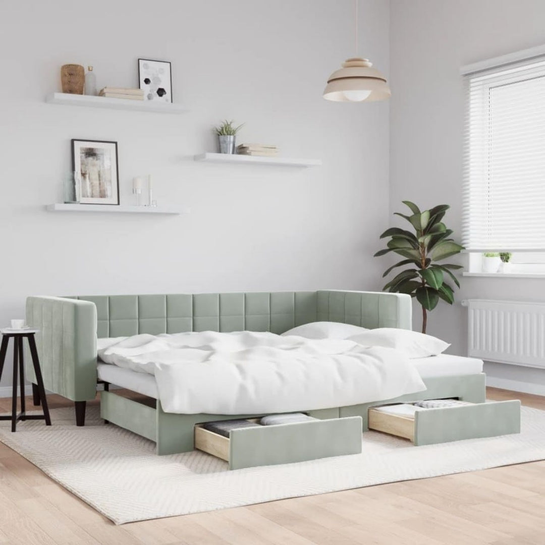 Lit en bois massif et metal