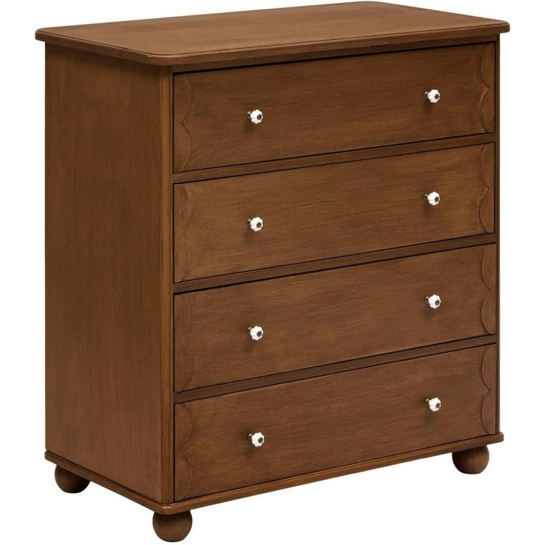 Armoire de rangement marron 4 tiroirs moderne