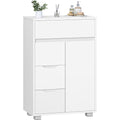 Meuble de rangement gris clair 55 cm, de rangement malin