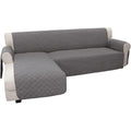 Housse de canape spacieuse gris fonce