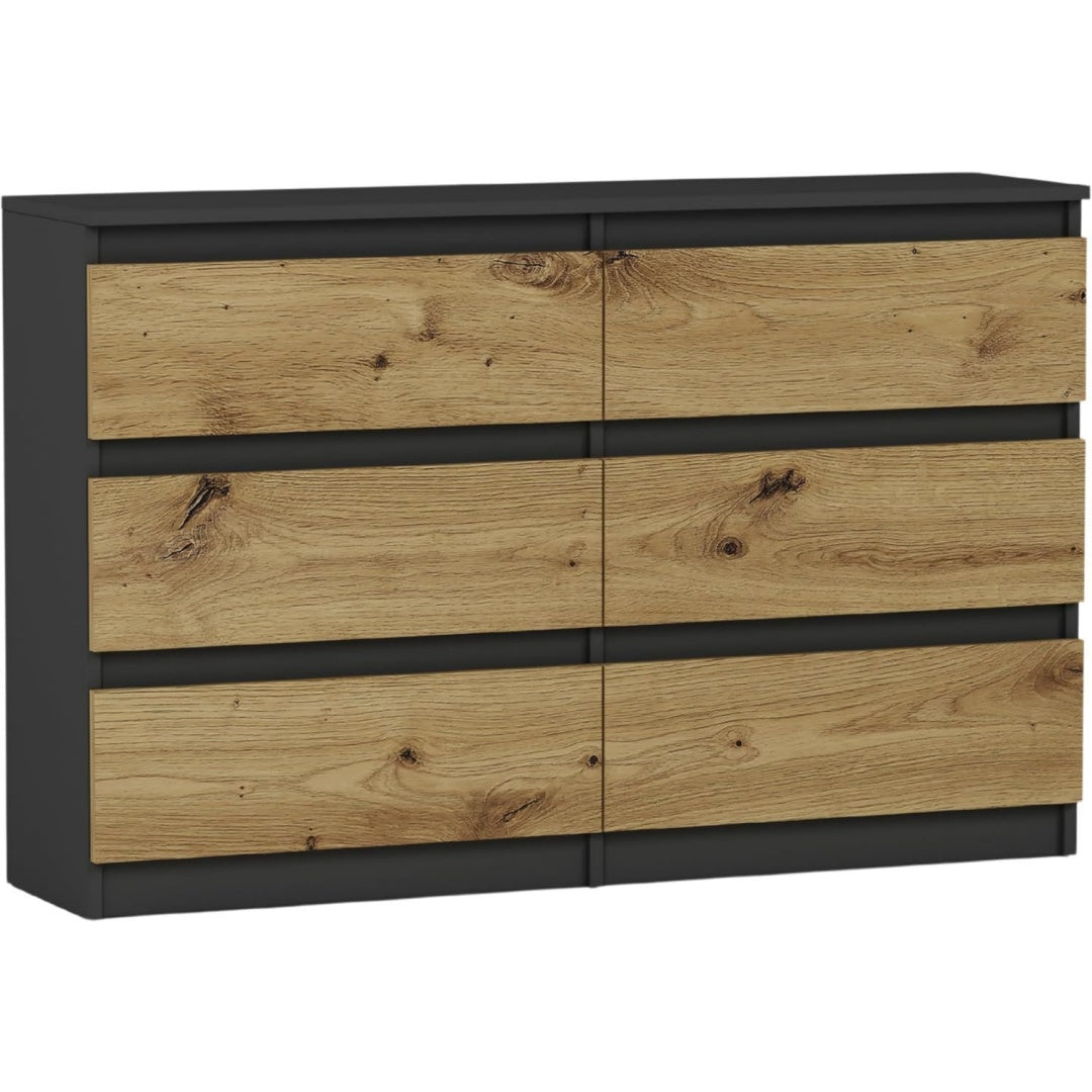 Minimaliste coffre a tiroirs marron ideal dressing