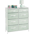 Chiffonnier finition metal gris clair petit encombrement