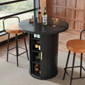 Grise table a manger allure contemporaine, 60 x 60 x 91, 6 cm