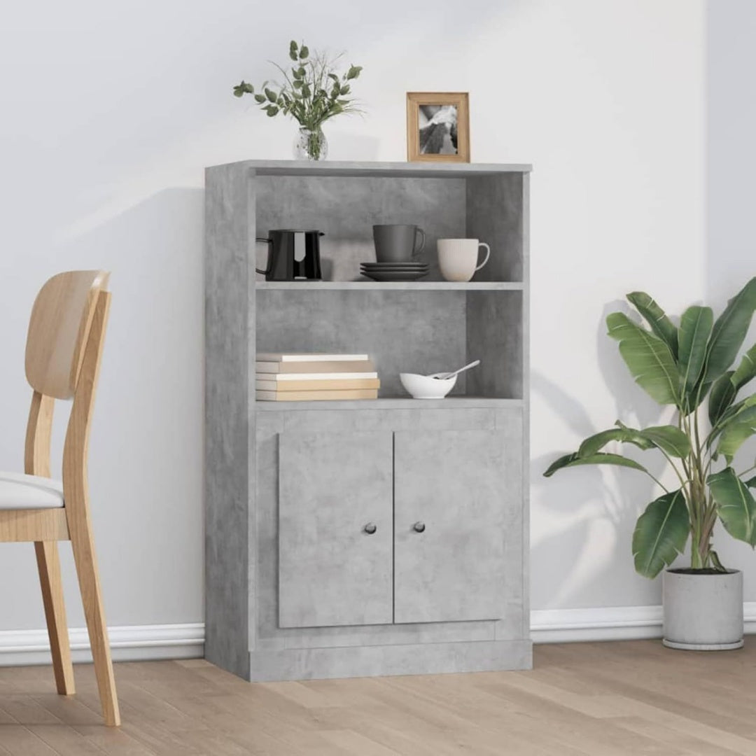 Buffet gris 60 x 35.5 x 103.5 cm