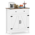 Rangement gris clair sideboard avec 2 portes