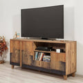 Charme Moderne, meuble de television gris en bois