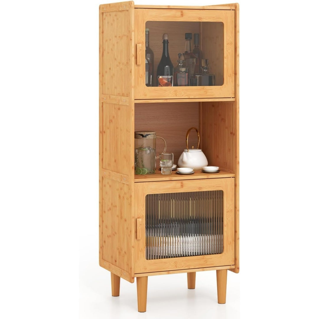 Buffet finition orange en bois