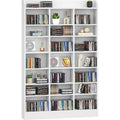 Gris rangement CD et DVD 17 x 100 x 154.5 cm