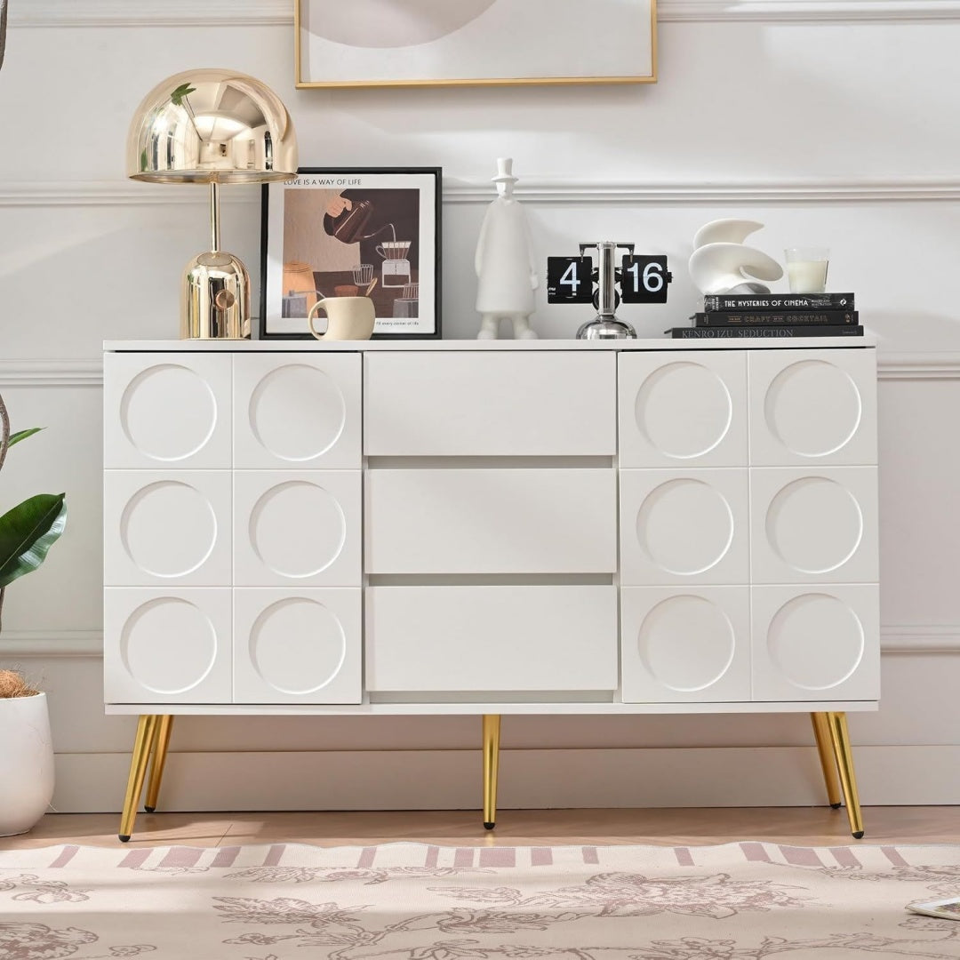 Buffet en MDF et metal