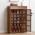 Fonctionnelle armoire a chaussures en rotin