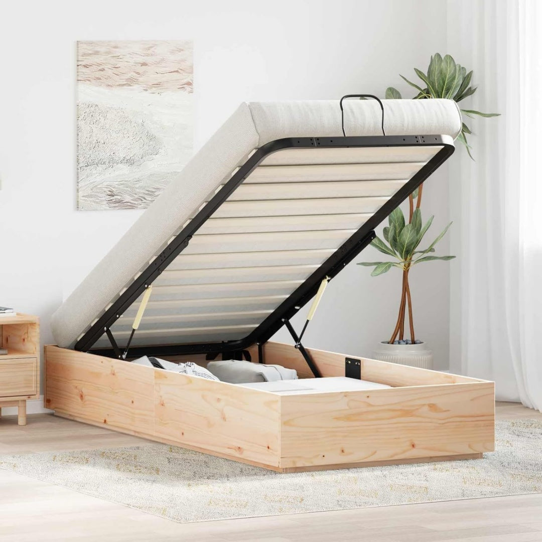 Moderne cadre de lit en bois de pin