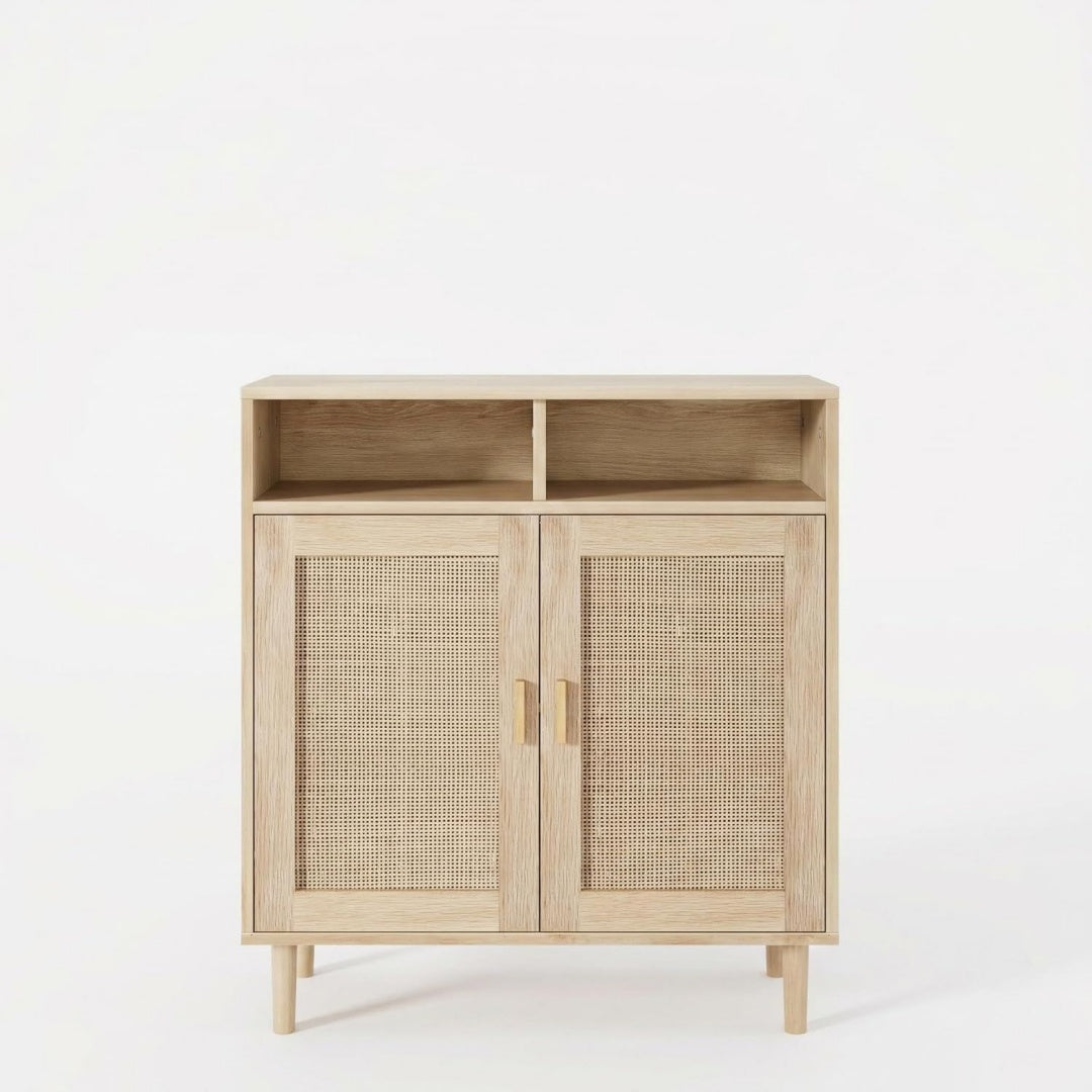 Buffet contemporain gris clair