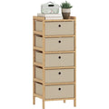 Minimaliste commode marron petit encombrement