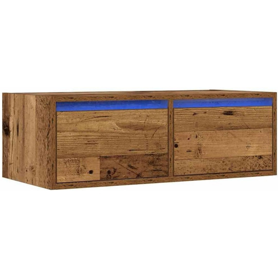 Meuble TV marron elegant bois d'ingenierie 75 x 35.5 x 25 cm