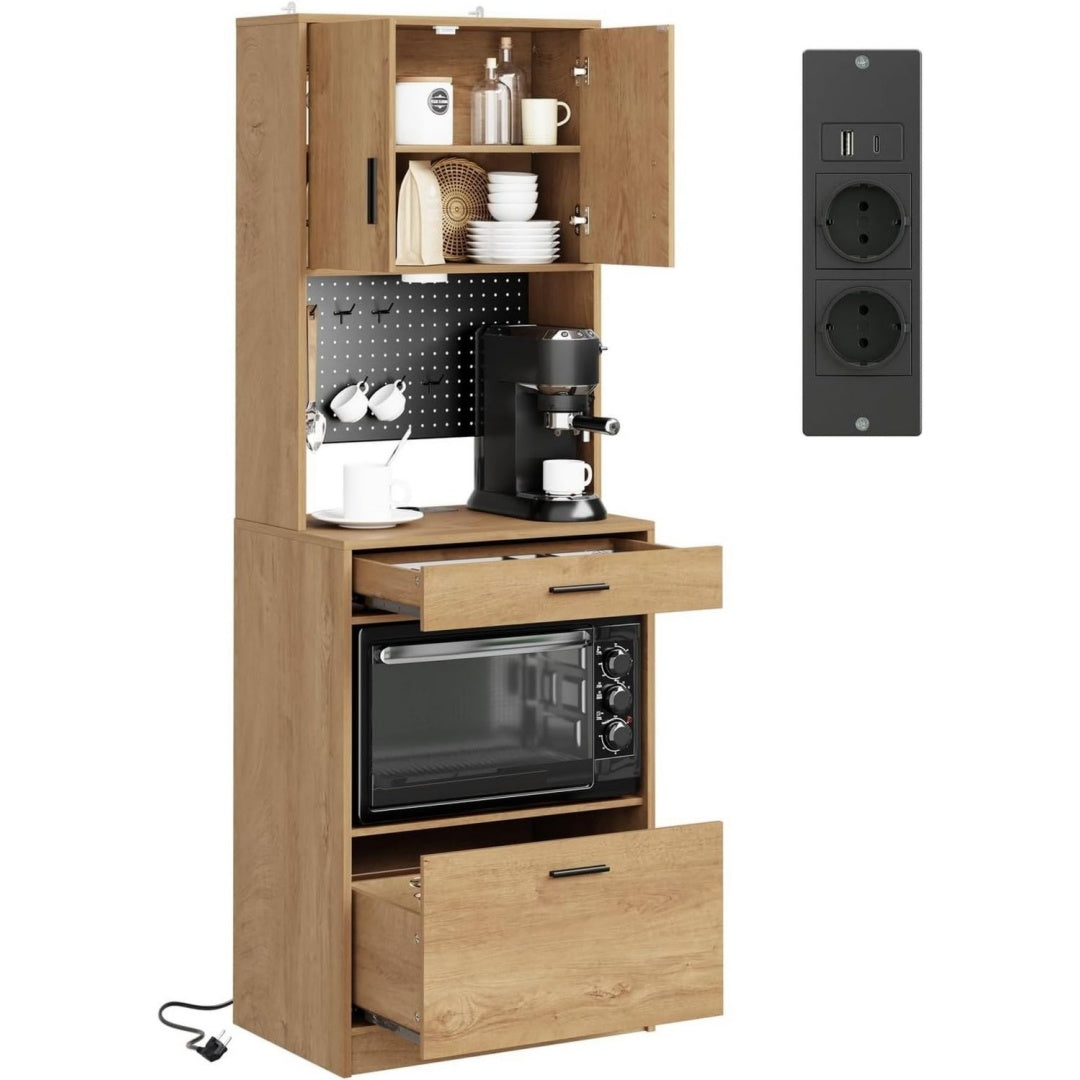 Buffet deco en bois marron pour le salon