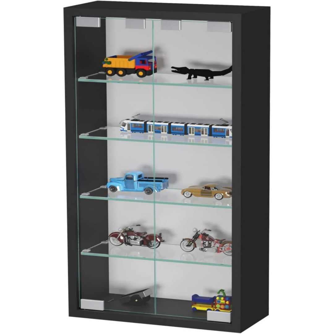 Vitrine gris, mural pour une decoration moderne