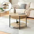 En acier table basse gris clair grand espace de rangement
